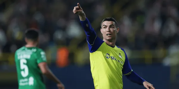 The Portuguese super star scored twice and assisted once to give his team the lead against Al-Shabab in the Saudi Pro League.