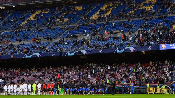 The president of Barcelona, concerned about the poor attendance at the stadium, made a special request to the people. No Messi's effect.