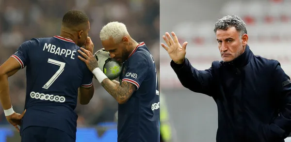 The PSG coach spoke about the tension between Mbappe and Neymar.