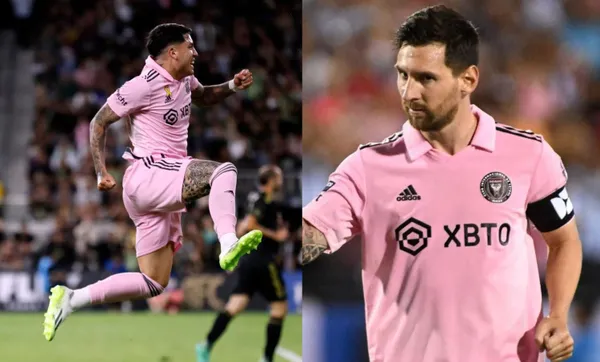 The reaction of one of the Inter Miami scorers after the LAFC game