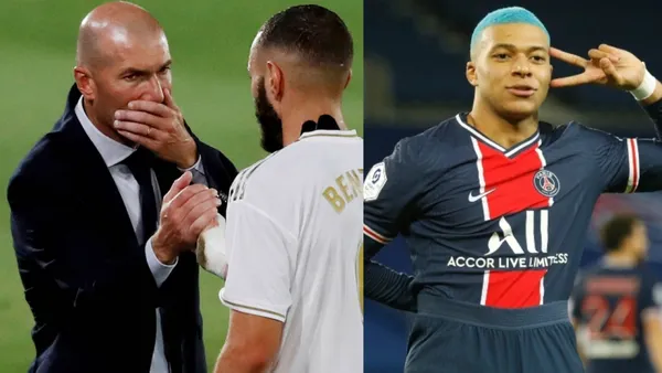 The Real Madrid fans were excited about the arrival of Kylian Mbappe but because of Zinedine Zidane and Benzema, the PSG striker would stay in Paris.