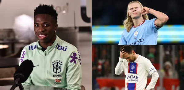 The Real Madrid player, Vinicius, chose the best and it is not Messi or Haaland