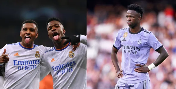 The Real Madrid player Vinícius Júnior announces his best friend