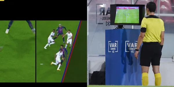 The referees made a serious mistake in the victory of FC Barcelona against Real Madrid