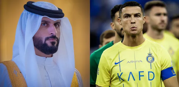 The sheiks are not happy with Cristiano Ronaldo's performance.