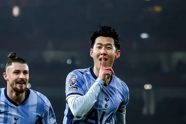 The Spurs captain scored a great goal to put his team on top of the scoreboard in Wednesday's match at the Emirates Stadium