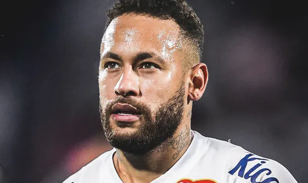 Neymar with Santos FC