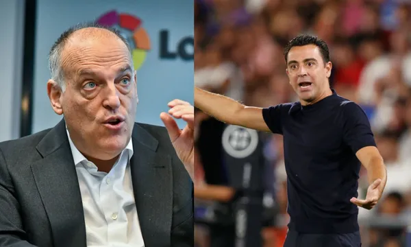 The strong message that Xavi sends to the president of LaLiga
