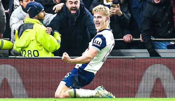 The Swede scored to make it 1-0 for Spurs, but it was a controversial goal