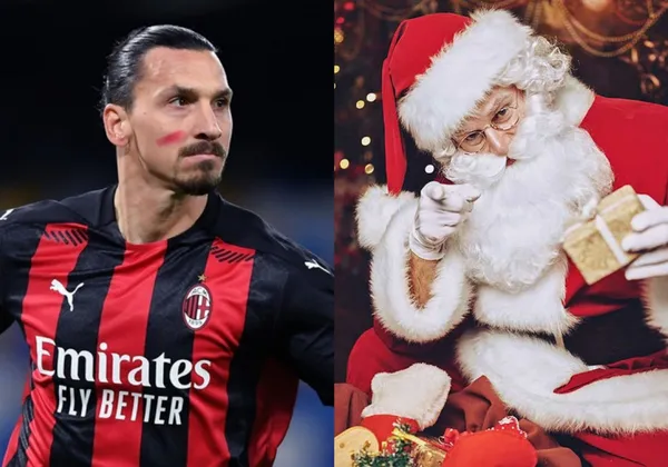 The Swedish attacker, always polemical, now talked about Santa Claus after Christmas.