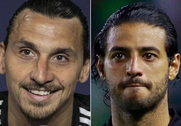 The Swedish had a tremendous gesture with his companions, leaving Carlos Vela in fault.