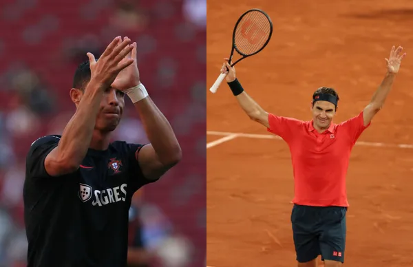 The Swiss tennis player and the Portuguese footballer are fans of luxury cars