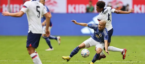 The technology helped the Blue Samurais to open the score