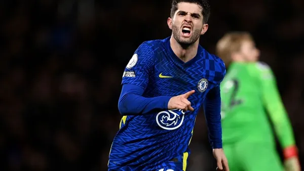 The U.S. soccer player tied the game at the end of the first half.