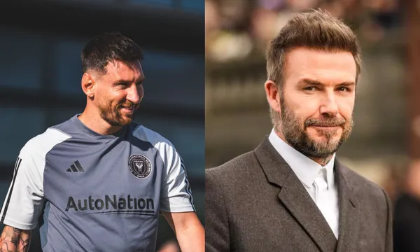 The unexpected message Lionel Messi receives from David Beckham in the first training sessions of the Argentinian