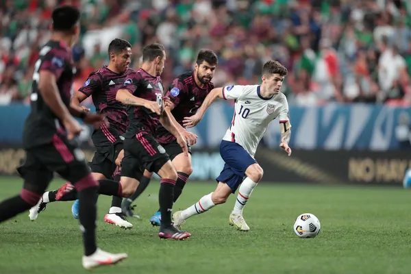 The United States defeated the Mexican National Team 2-0 and was the leader of the Qualifiers by goal difference.