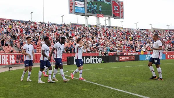 The United States National Team flourished against the Ticos