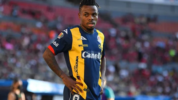 The Uruguayan striker scored the second goal of the game to seal yesterday's win for the Aguilas.