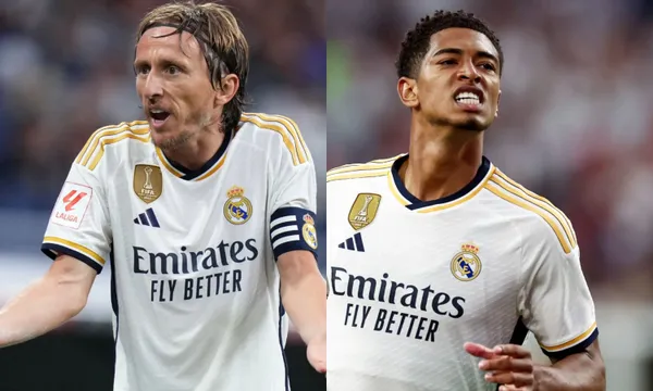 The viral foul that Luka Modric committed against Bellingham in Madrid training