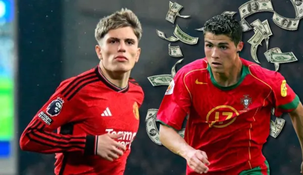 The young Manchester United star earns 2.8 million euros per season. But how much did Cristiano Ronaldo receive from him at the same age?
