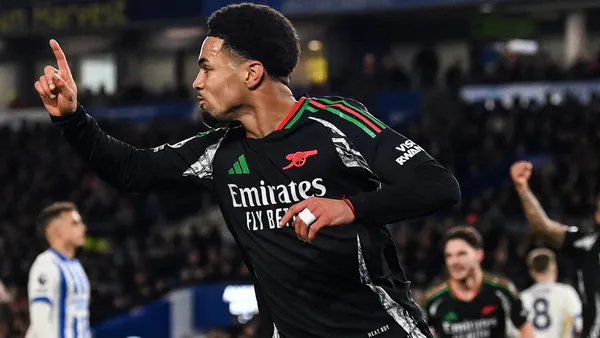 The young striker scored the 1-0 at the home of the seagulls