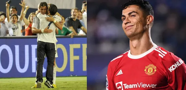 There was an emotional moment at the end of the game, regarding Cristiano Ronaldo and a child.
