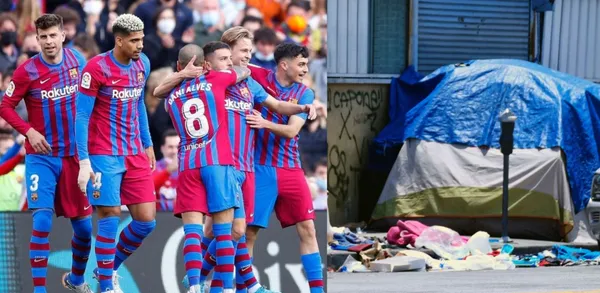 This Barcelona star used to ask for money in the streets and he now shares his tough story.