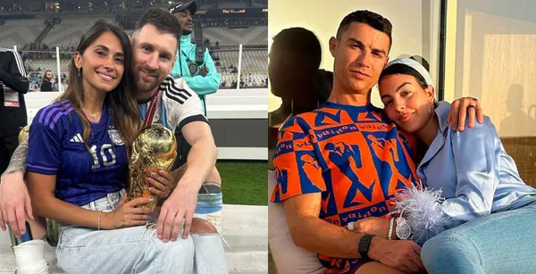 This is the moment captured on social media between the companions of both superstars.