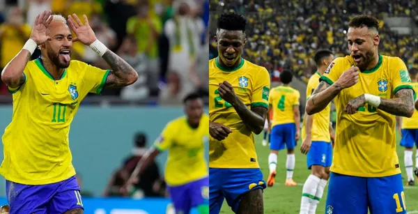 This is the starting lineup for Brazil against Bolivia