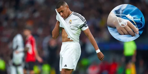 This player celebrated at the Santiago Bernabeu but is now hospitalized