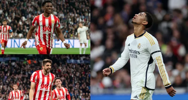 Total drama, Almería wins it 2-0 against Real Madrid in La Liga