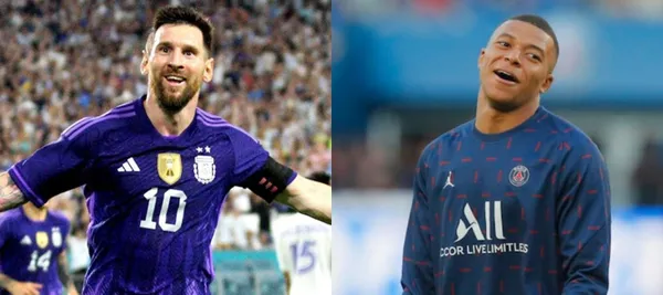 Two different realities for Mbappe with France, and to Messi with Argentina.