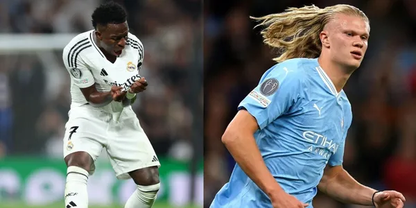 Vinicius and Erling Haaland