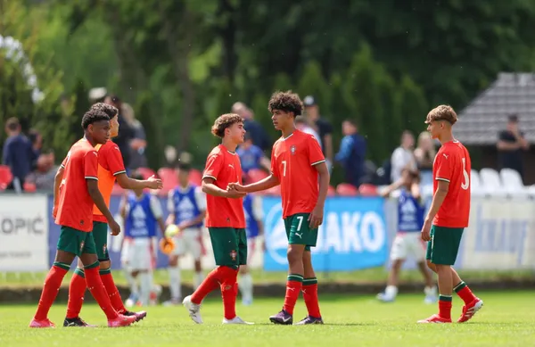 Unprecedented Security! Cristiano Ronaldo Jr.'s Portugal U-15 Debut Was a Tight Ship. (DAMIR SENCAR AFP)