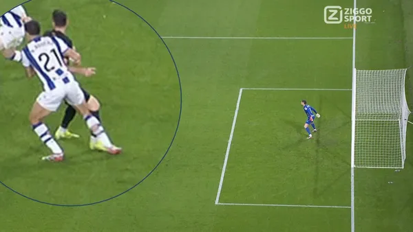 VAR made a terrible mix-up when marking Lewandowski offside