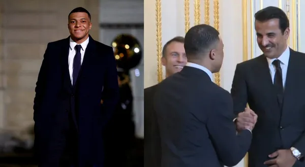 (VIDEO) How Mbappé arrived have dinner with France's president Qatar's Emir