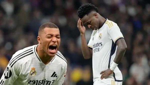 Vini Jr and Mbappé. Photo. Récord