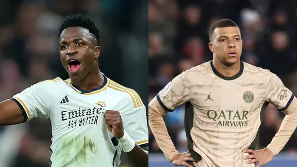 Vinicius Jr and Kylian Mbappe could soon be teammates at Real Madrid.