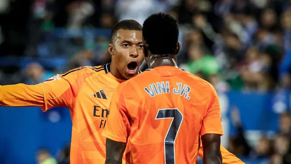 Vinicius Jr and Mbappe