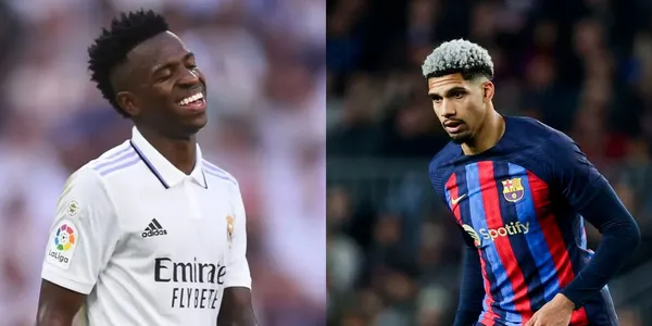 Vinicius Jr and Ronald Araujo have a strong rivalry, these two players have met on several occasions