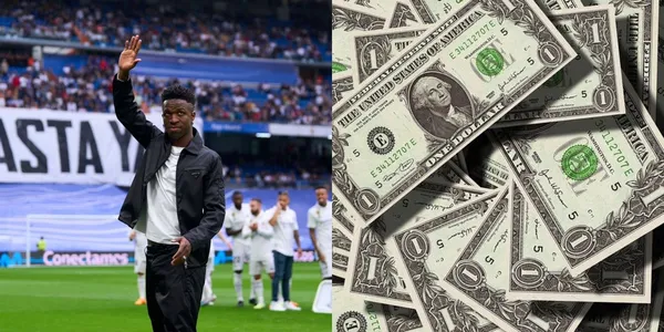 Vinicius Jr is one of the most millionaire footballers today