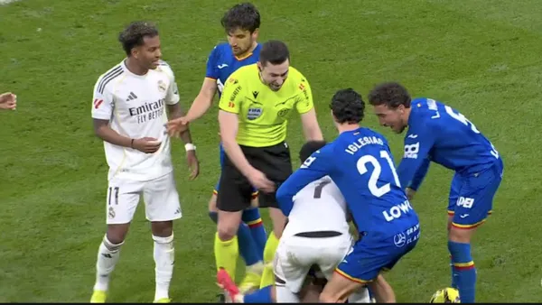 Vinicius Jr's reaction makes the Brazilian look bad when it comes to being criticized - Screenshot capture