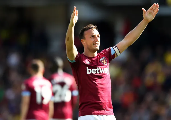 West Ham United's Mark Noble missed a penalty kick for only the 5th time in his career. He had scored 38 out of 42 penalty kicks before his miss against Manchester United.