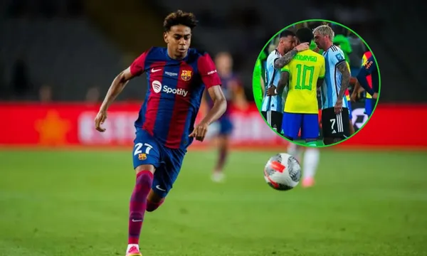 What Lamine Yamal did in support of Lionel Messi