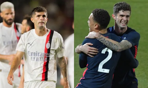 What Pulisic did when he saw his friend in the friendly between Barcelona and AC Milan