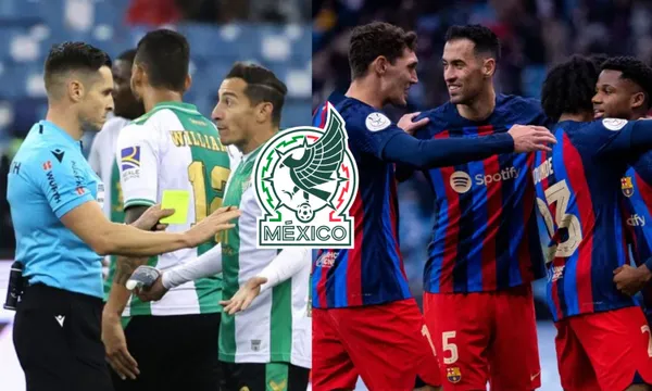 While Andres Guardado was sent off in the game against Barcelona, the Mexican player who signed an official contract with the club