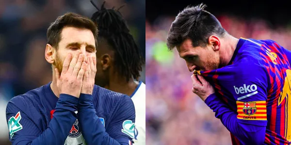 While at FC Barcelona they daydream about the return of Lionel Messi, the PSG fans had another gesture of disapproval against him