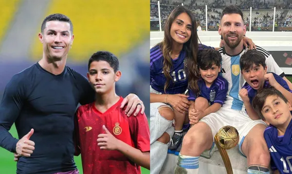 While Cristiano bought his son an iPhone, Messi's lesson to Ciro, Thiago and Matteo