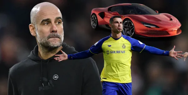 While Cristiano Ronaldo has this car, look at Pep Guardiola's modest car