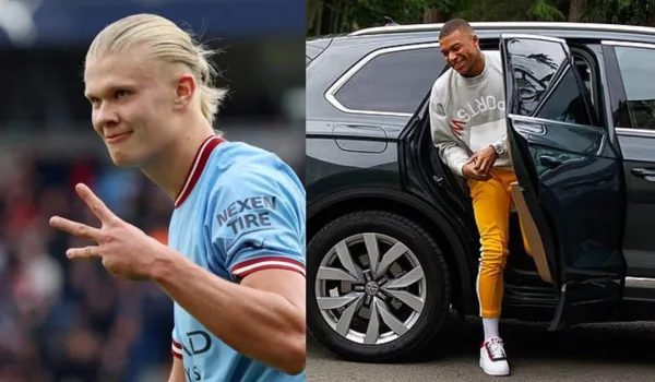 While Erling Haaland has a Ferrari, the car that Mbappe has and still can't drive